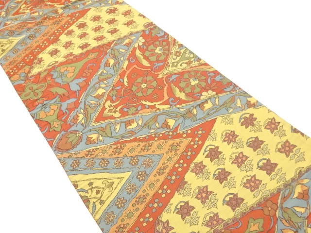 JAPANESE FUKURO OBI / WOVEN FLORAL SARASA